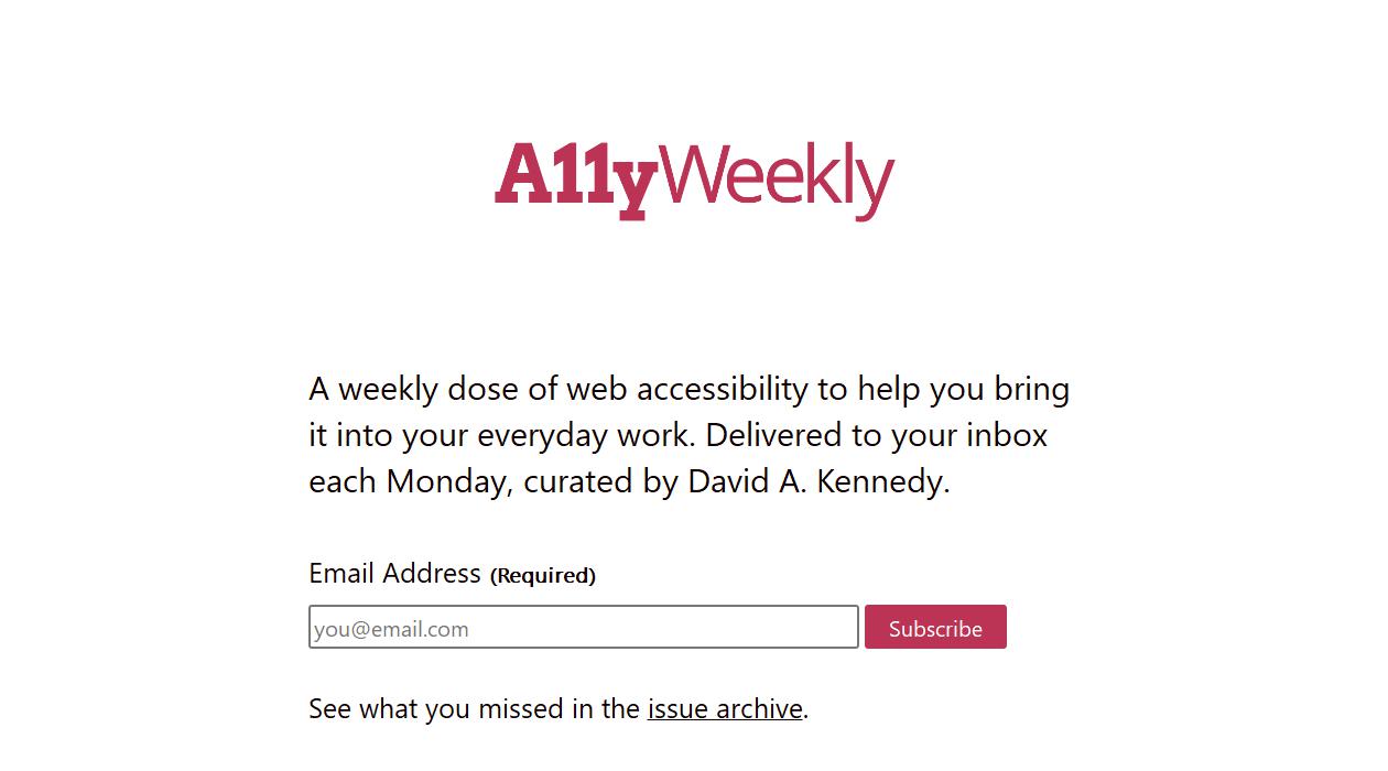 Accessibility Weeklyimage cover