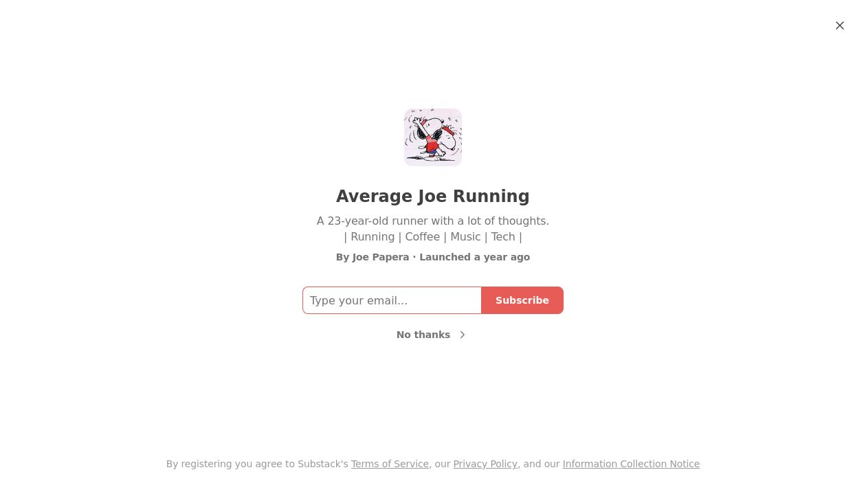 Average Joe Runningimage cover