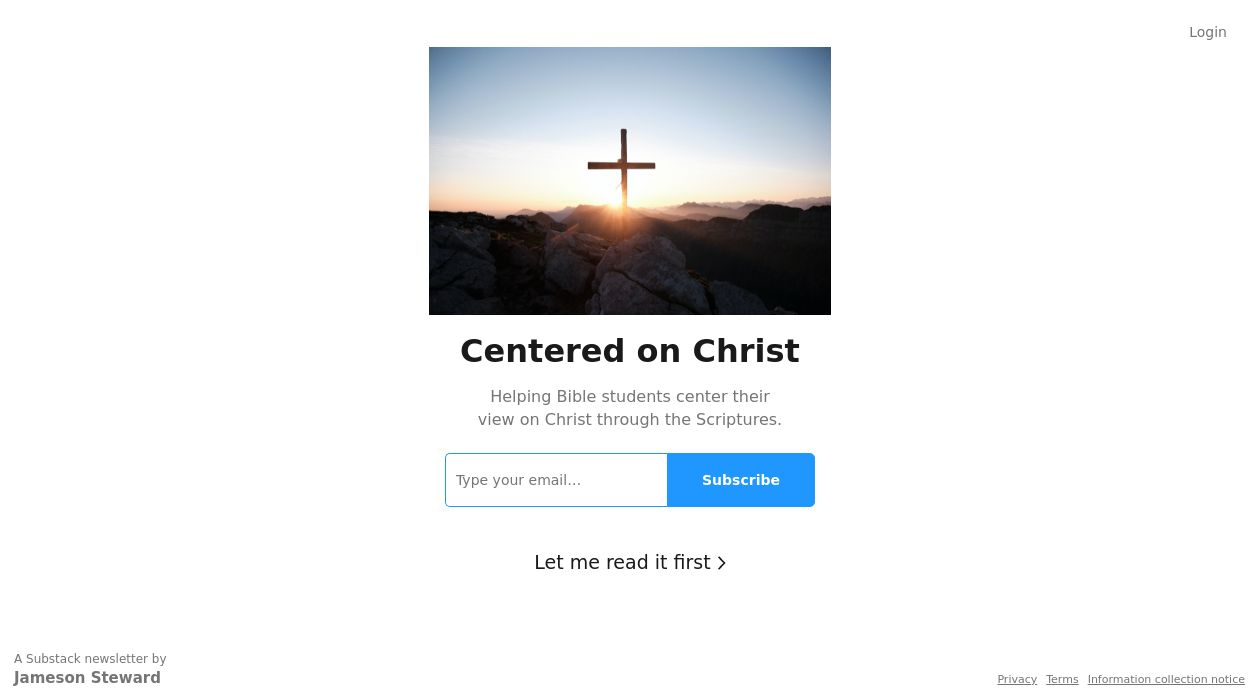 Centered on Christimage cover