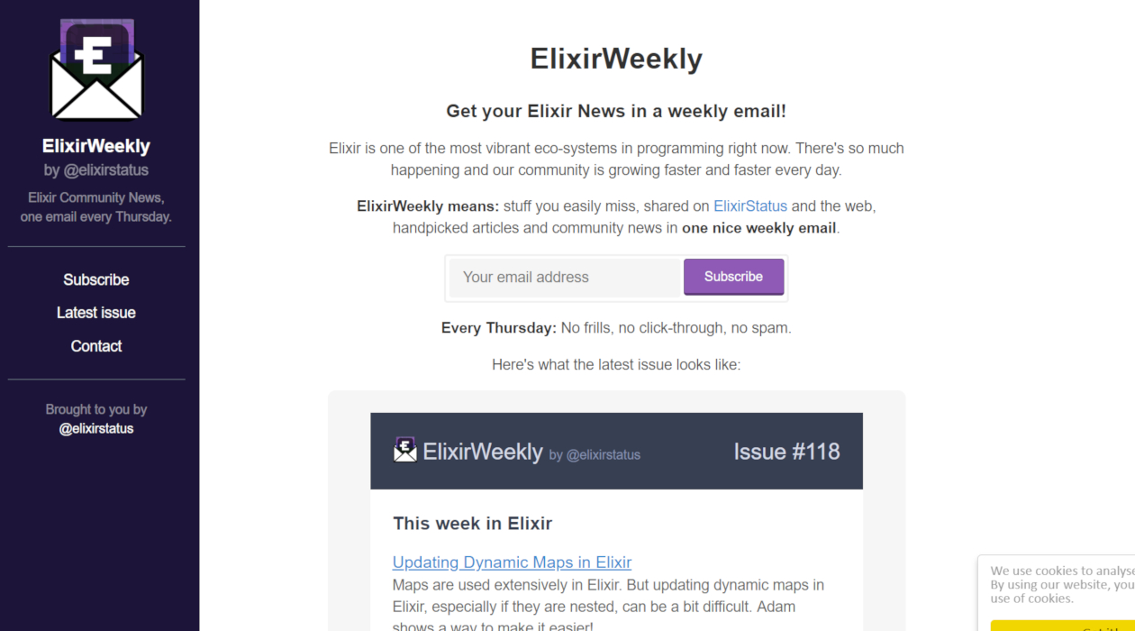 Elixir Weeklyimage cover