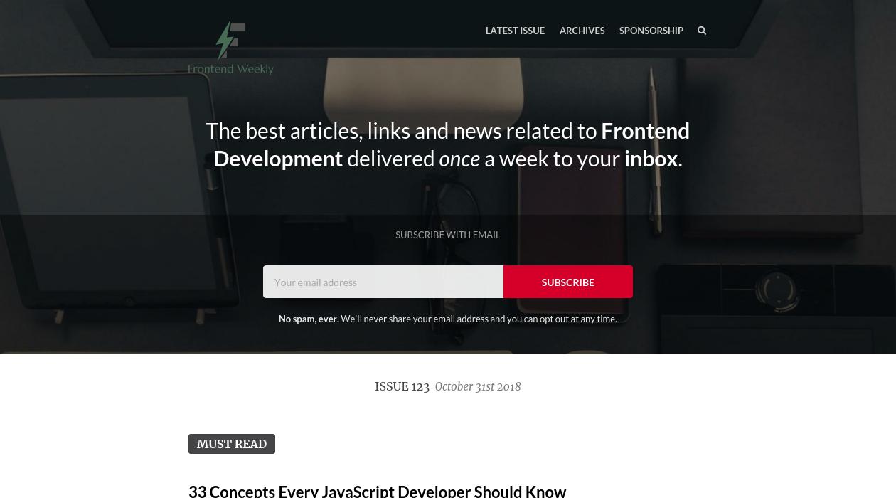 Frontend Weeklyimage cover