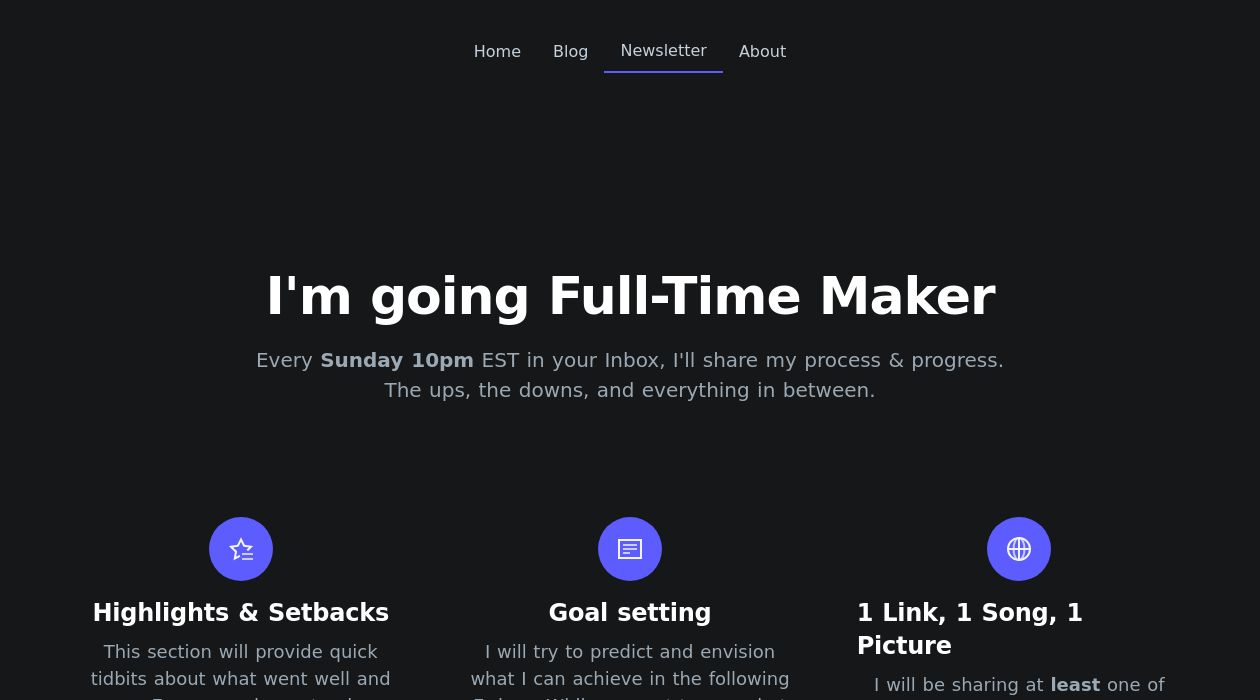 Full-Time Makerimage cover