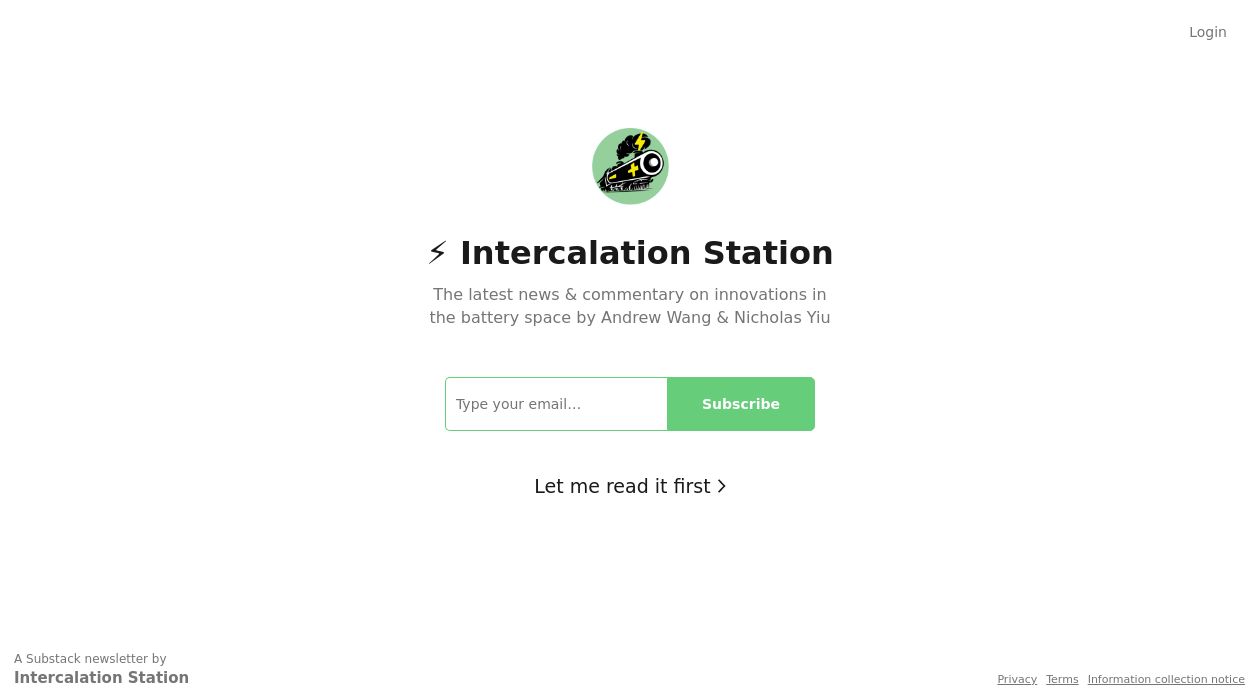 Intercalation Stationimage cover