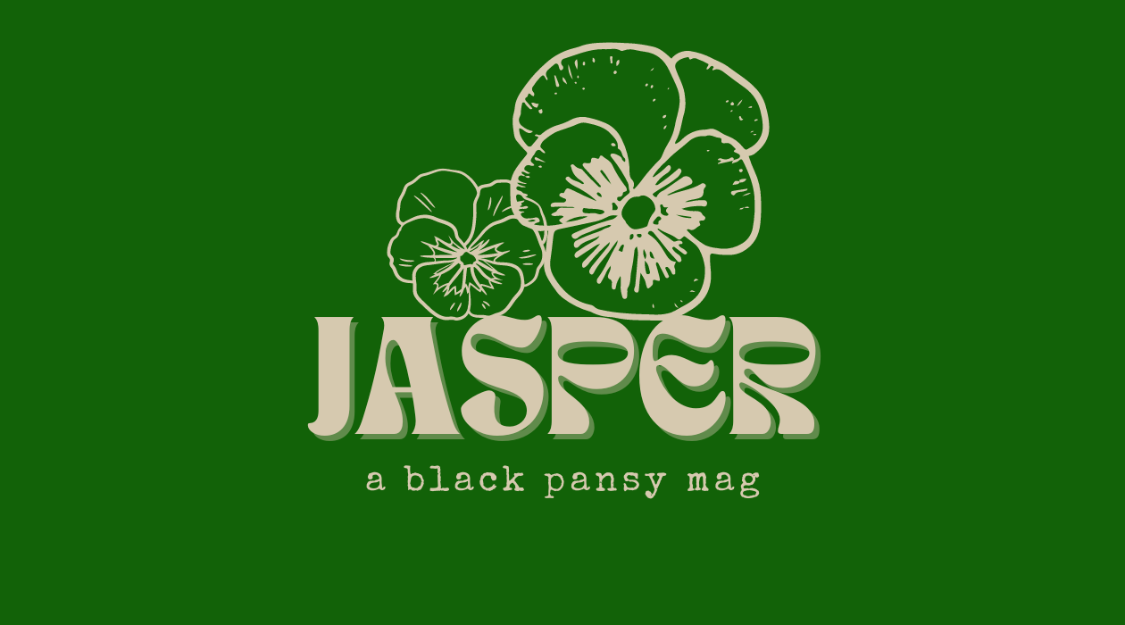 Jasper, a black pansy magimage cover