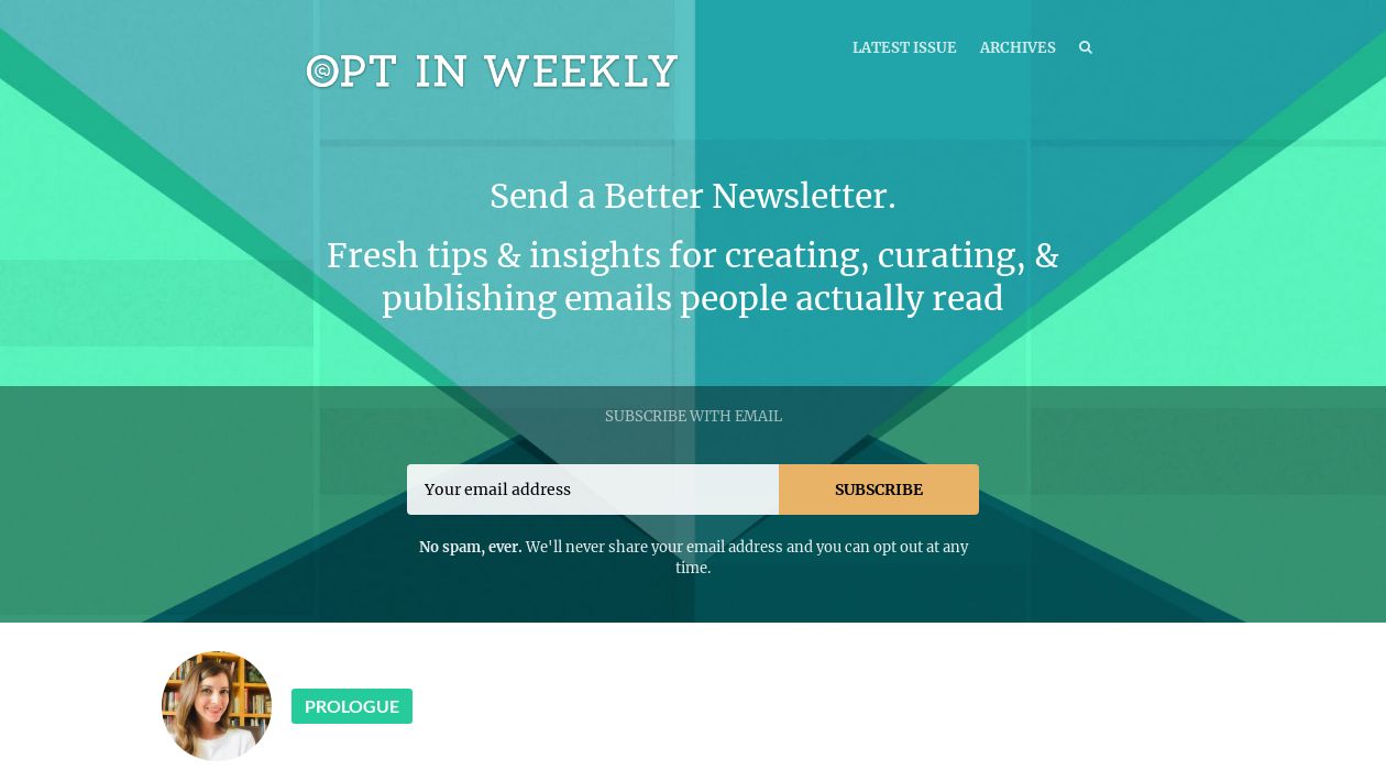 Opt In Weeklyimage cover