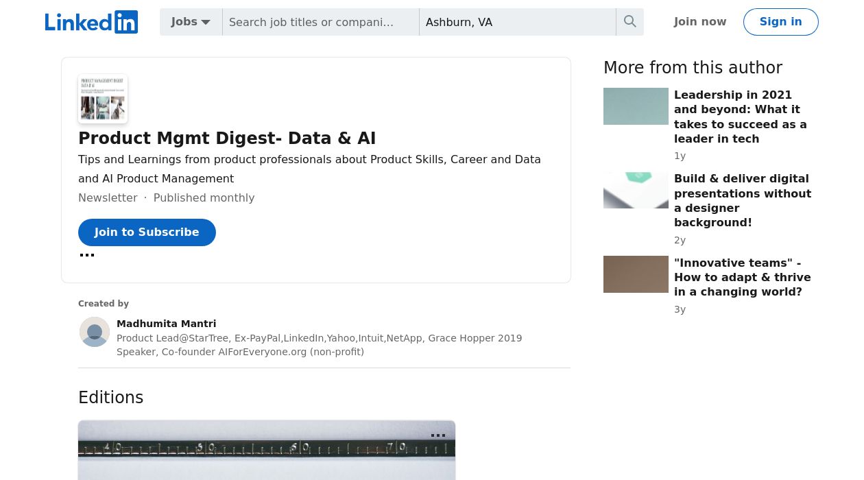 Product Mgmt Digest- Data & AIimage cover