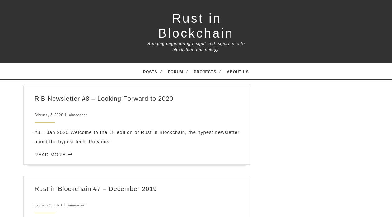 Rust in Blockchainimage cover