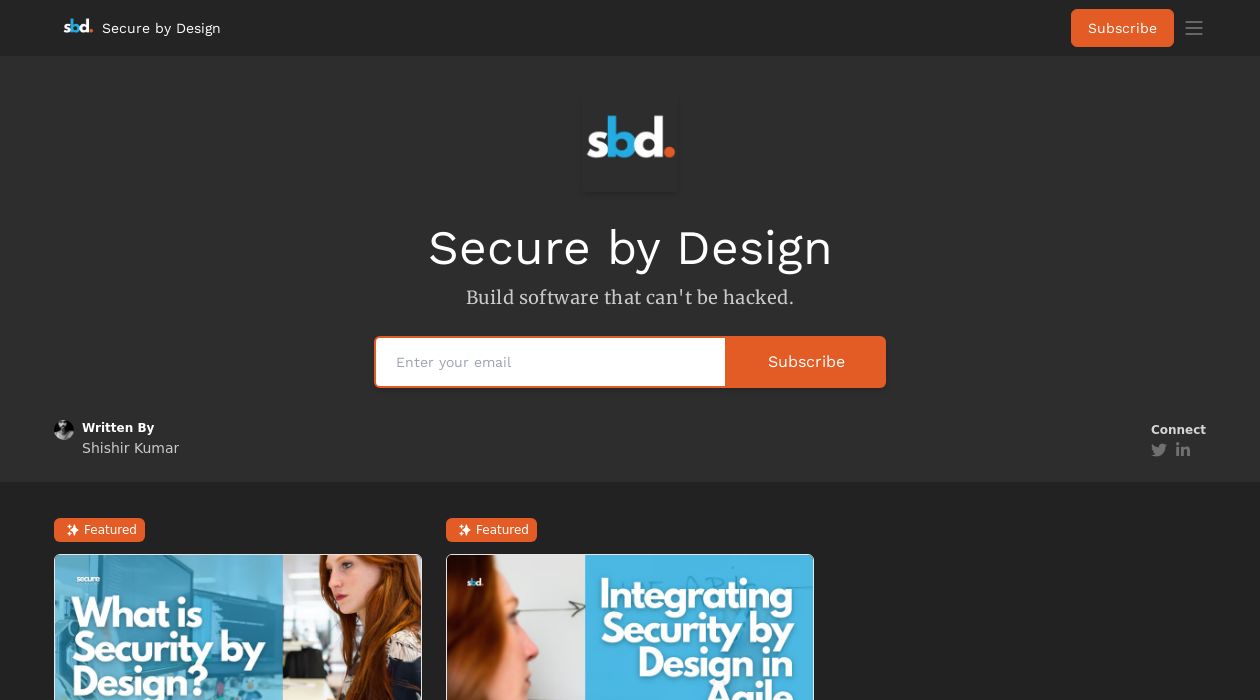 Secure by Designimage cover