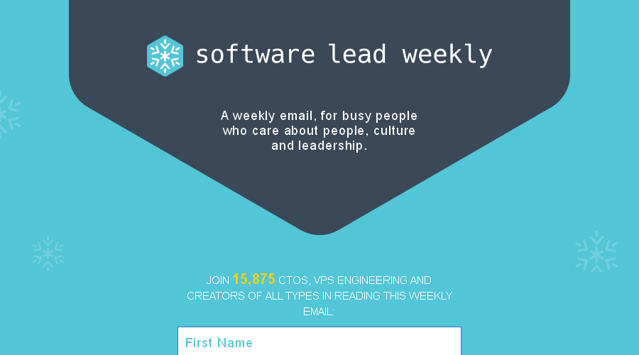 Software Lead Weeklyimage cover