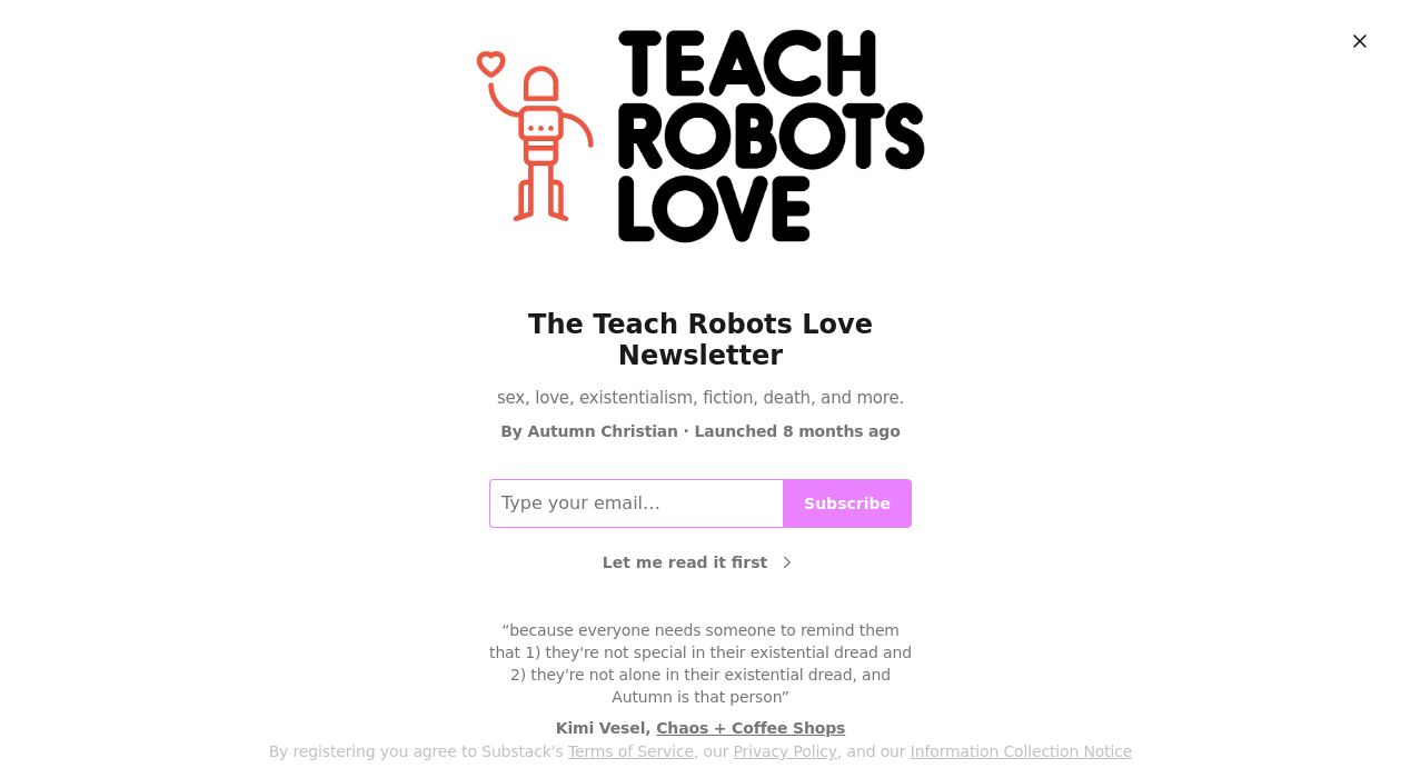 Teach Robots Loveimage cover