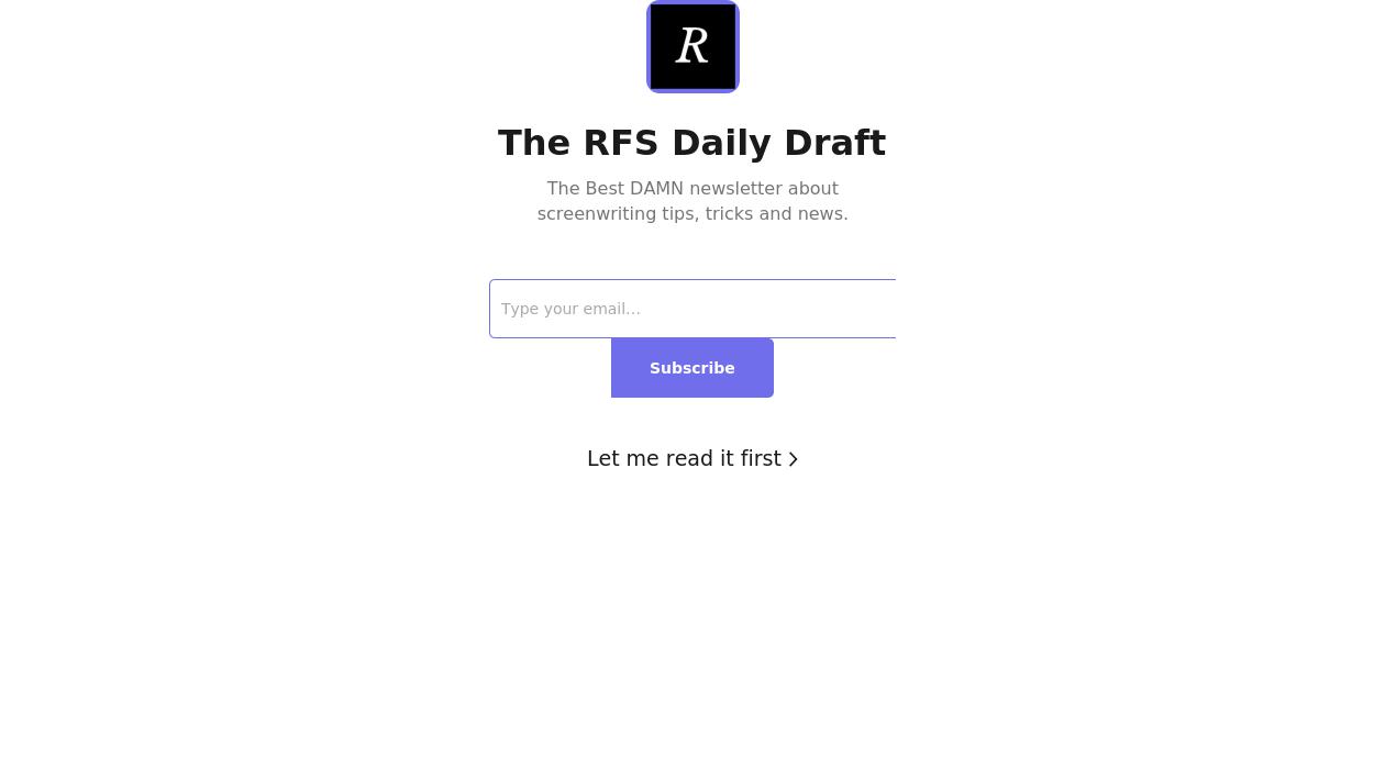 The RFS Daily Draftimage cover