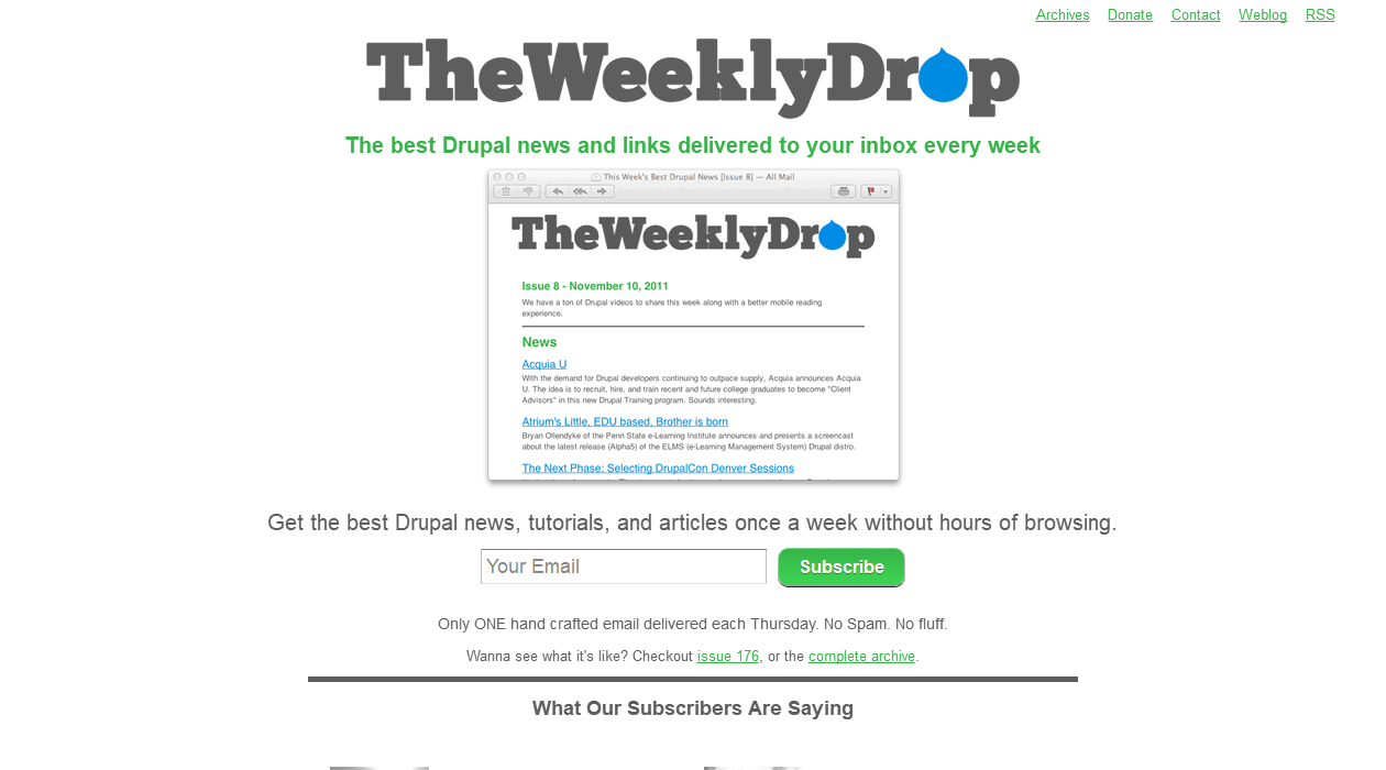 The Weekly Dropimage cover