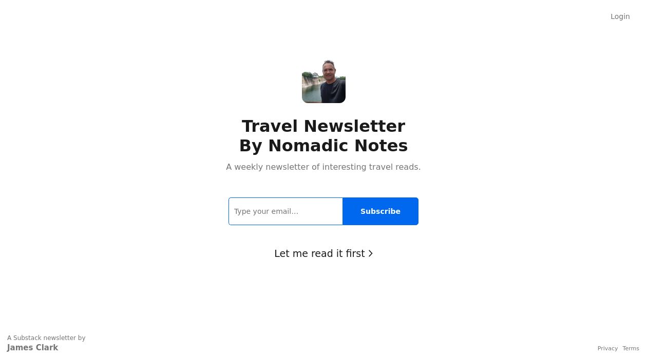 Travel Newsletter by Nomadic Notesimage cover