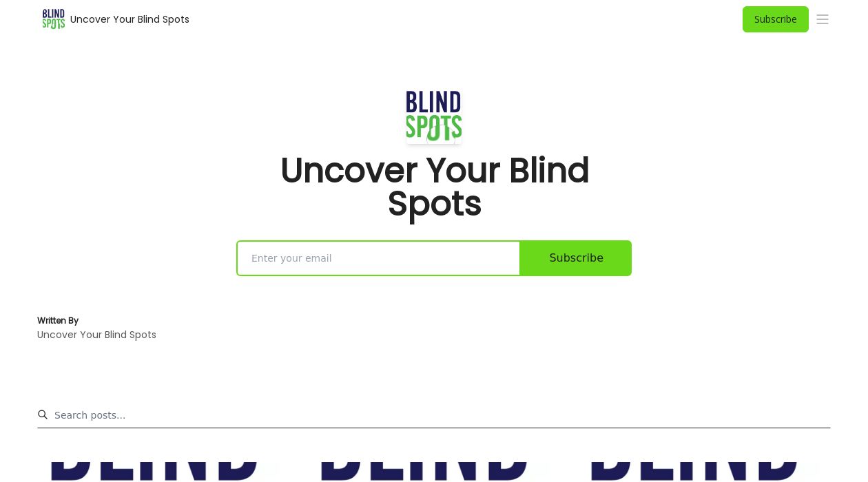 Uncover Your Blind Spotsimage cover