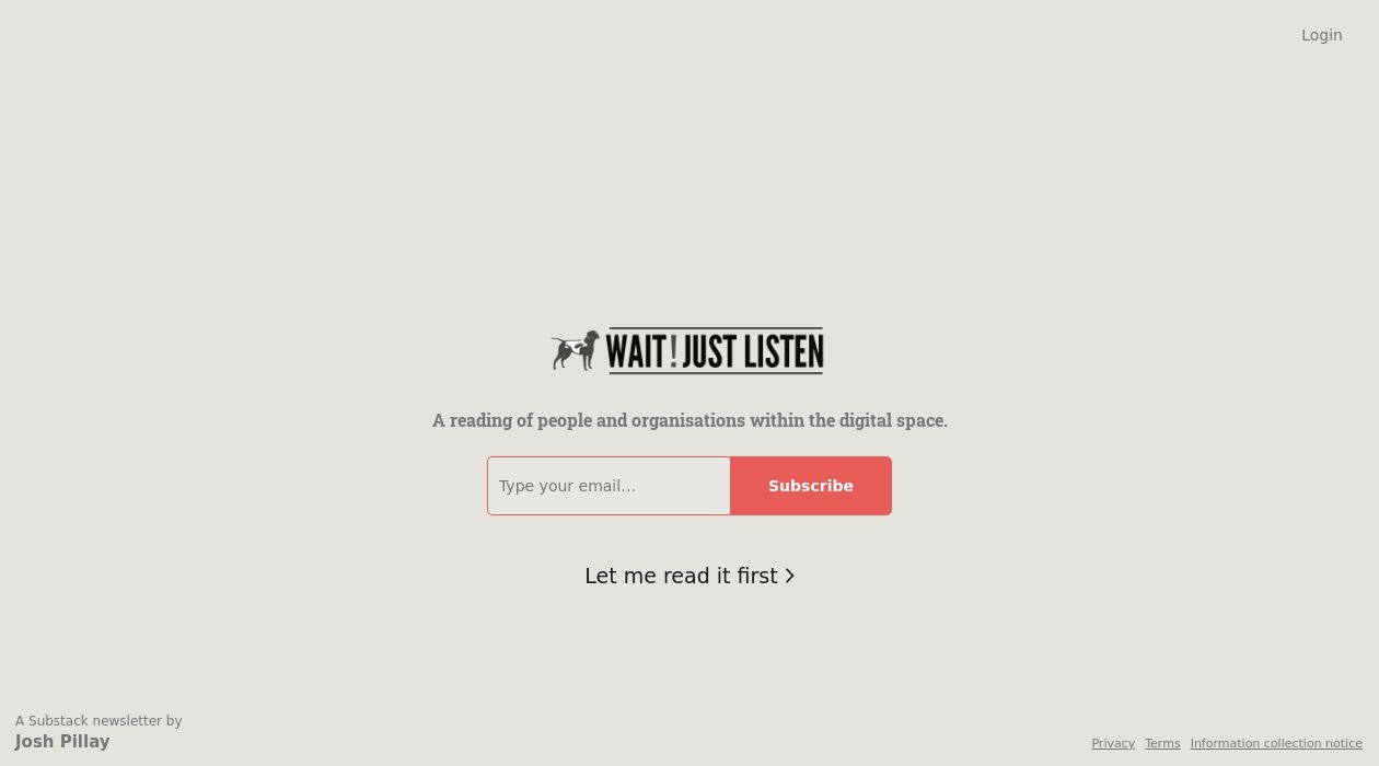 Wait! Just Listenimage cover