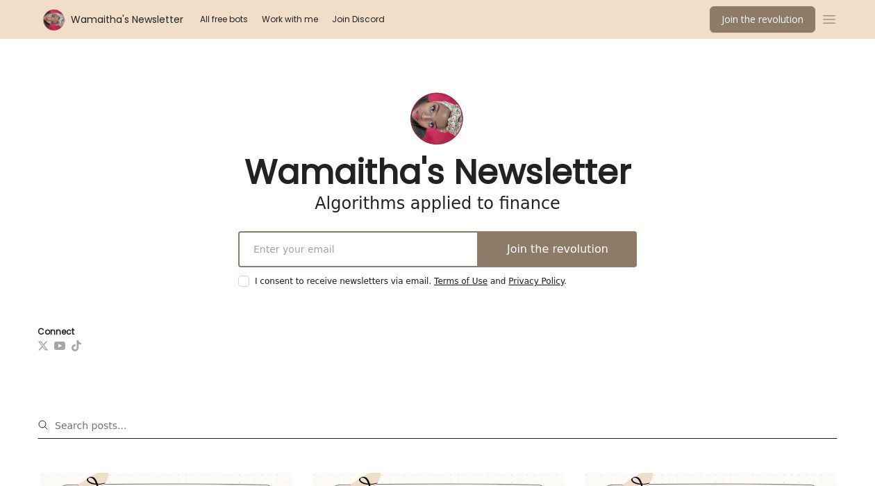 Wamaitha's Newsletterimage cover